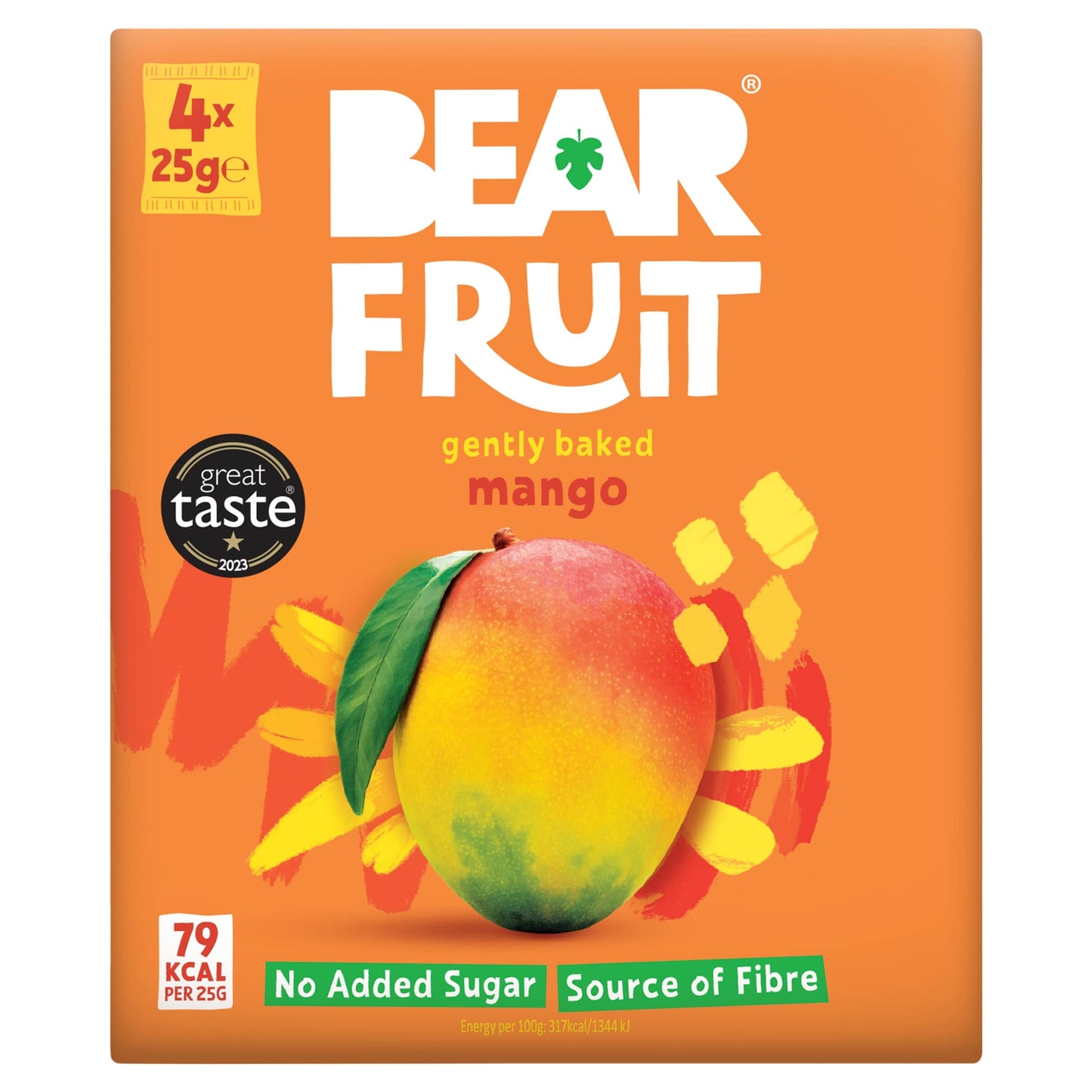 BEAR Fruit Dried Mango 4x25g — image 1