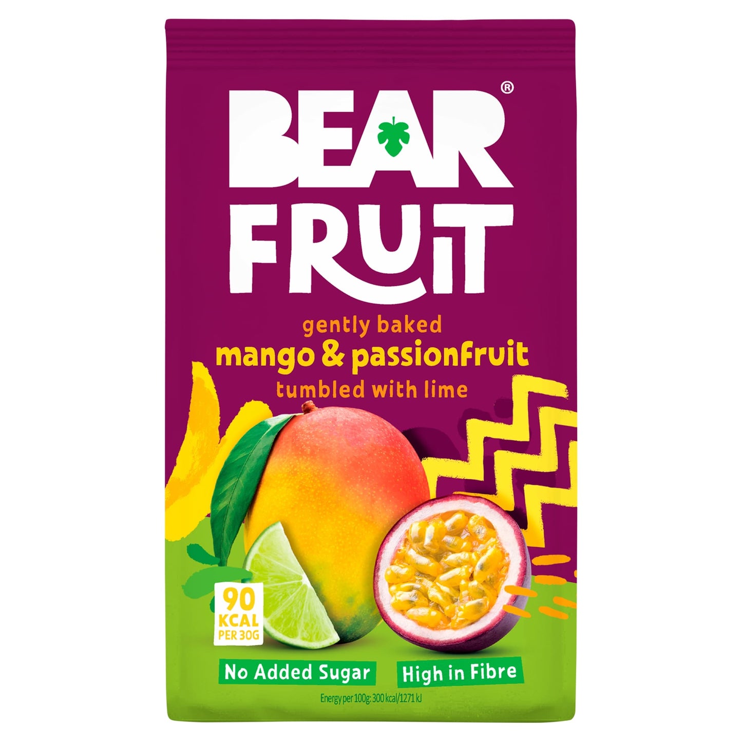 BEAR Fruit Dried Mango & Passion Fruit 85g — image 1