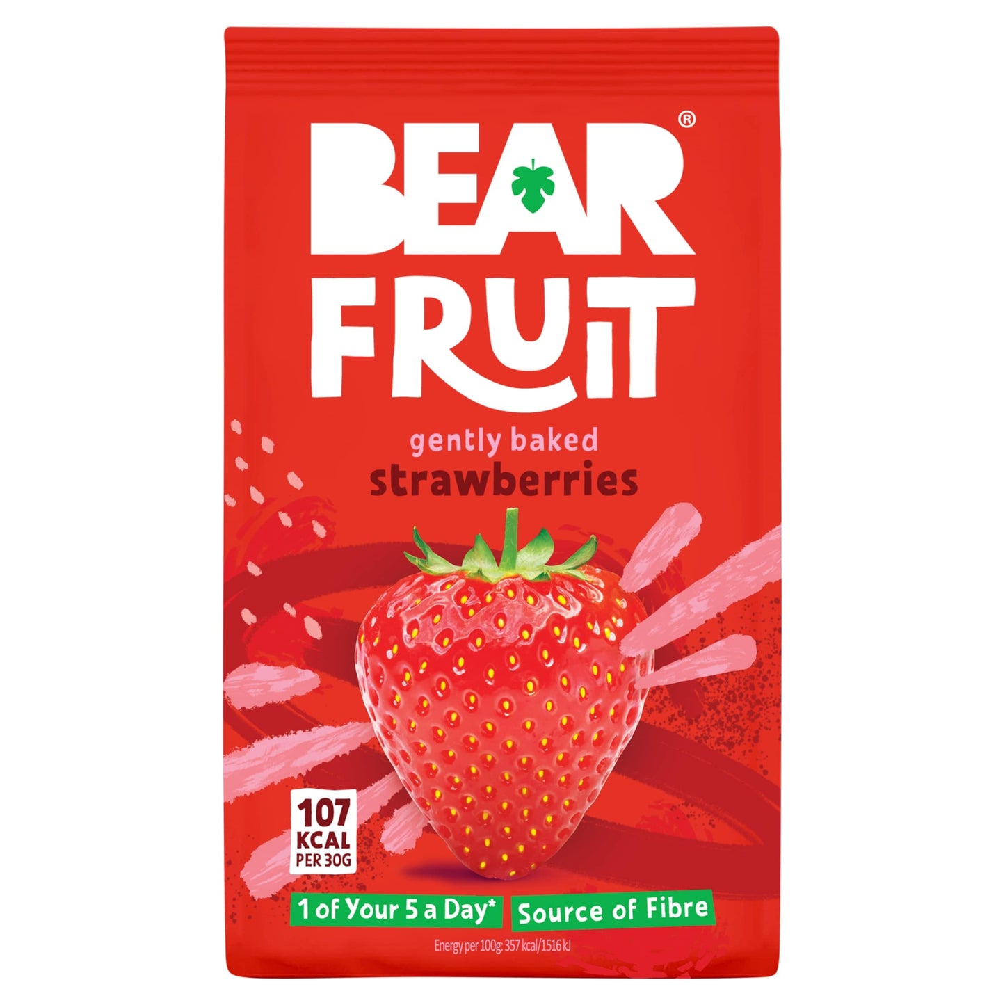 BEAR Fruit Dried Strawberries 90g — image 1