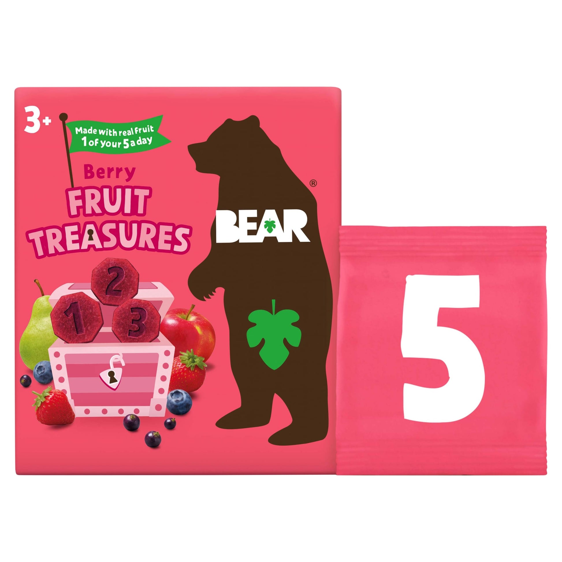 BEAR Fruit Treasures Berry 5 x 20g — image 1