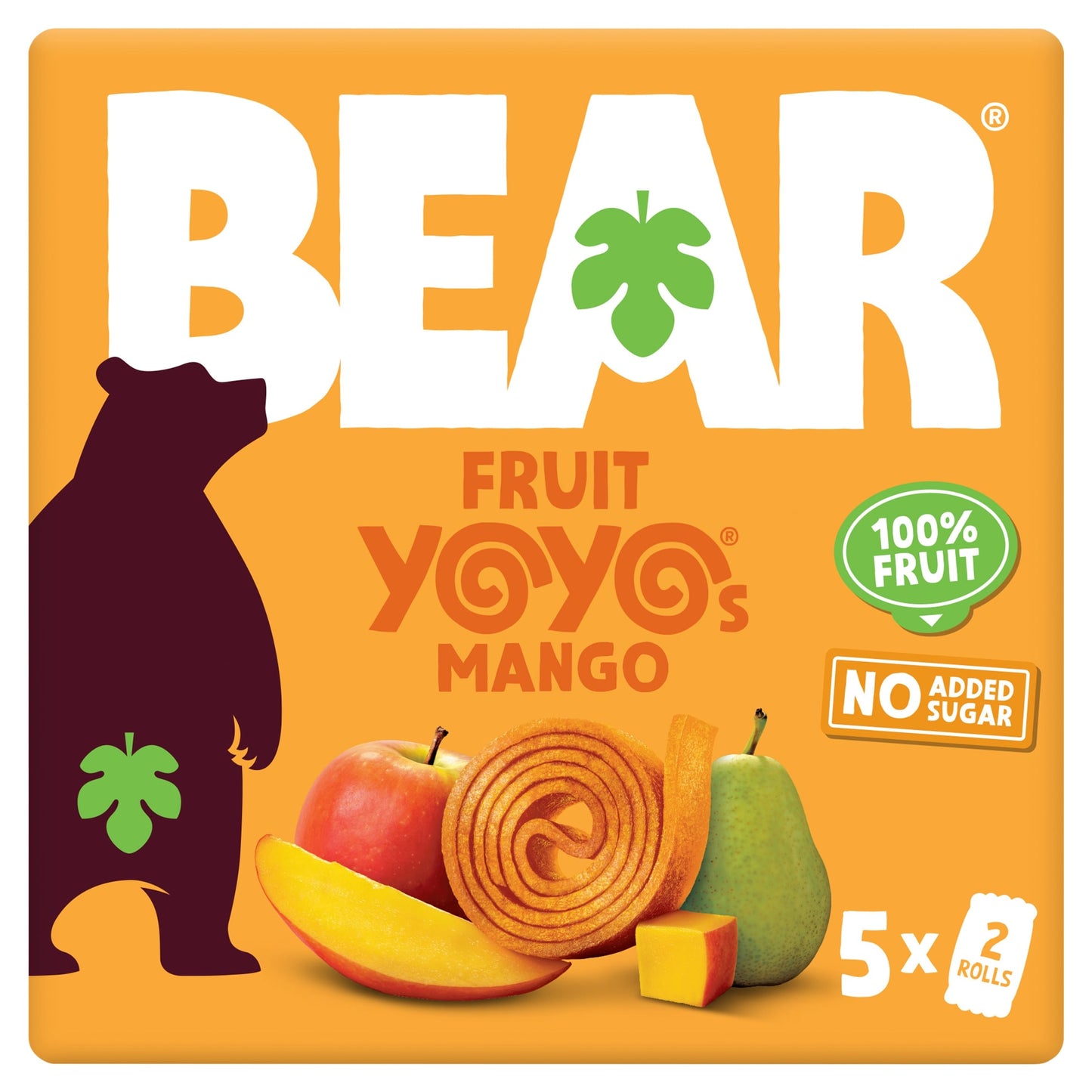 Bear Pure Fruit Yoyos - Mango 5 x 20g — image 1