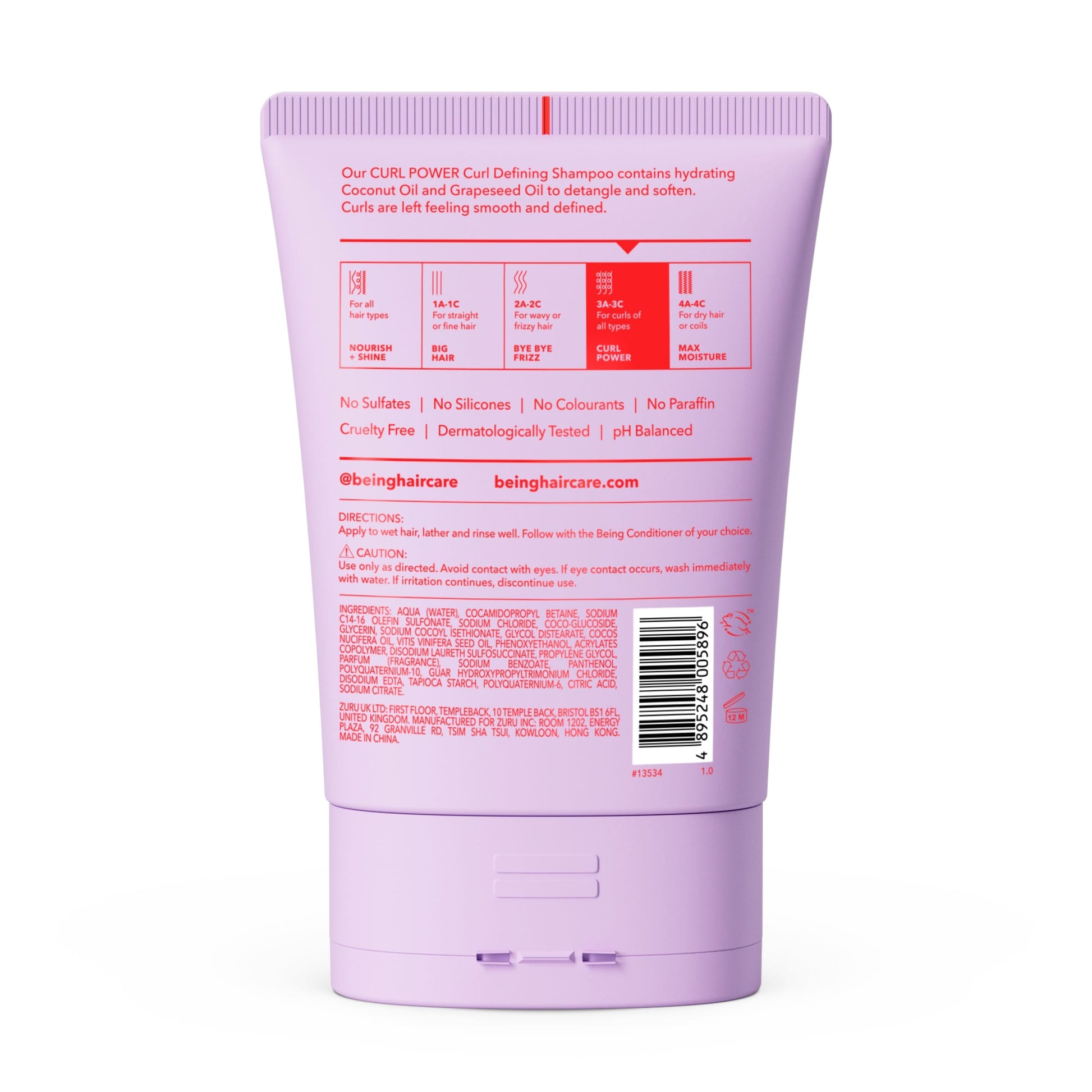 BEING SHAMPOO Curl Power 354ML — image 2