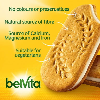 Belvita Breakfast Biscuit Yogurt Crunch Cereal Biscuit Snack Bars Pack 5 x 50g — image 2