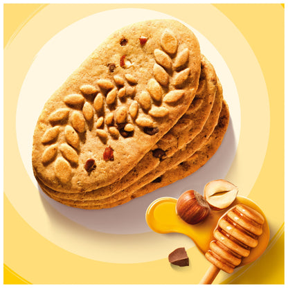 Belvita Breakfast Honey & Nut with Chocolate Chip Cereal Biscuit Snack Bars Pack 5 x 45g — image 3