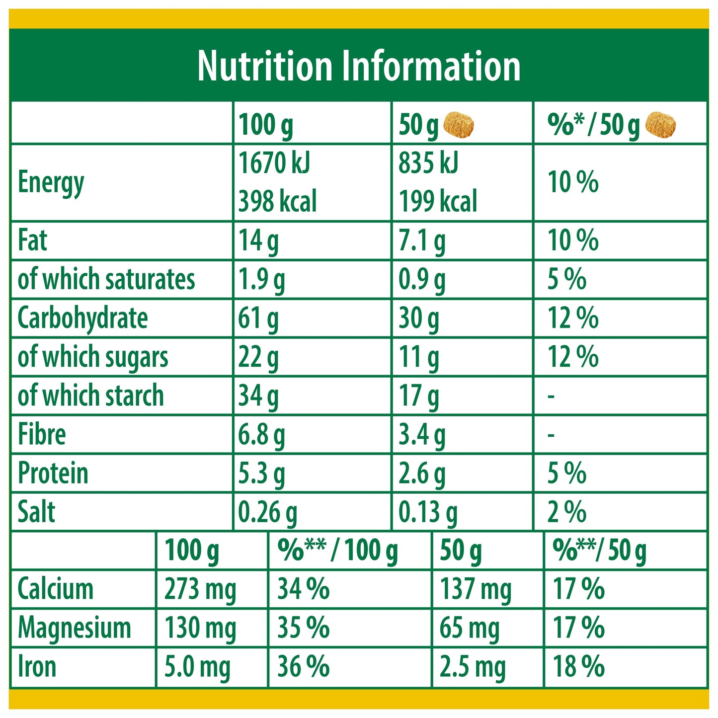 Belvita Breakfast Soft Bakes Chocolate Filled Cereal Snack Bars Pack 5 x 50g — image 4