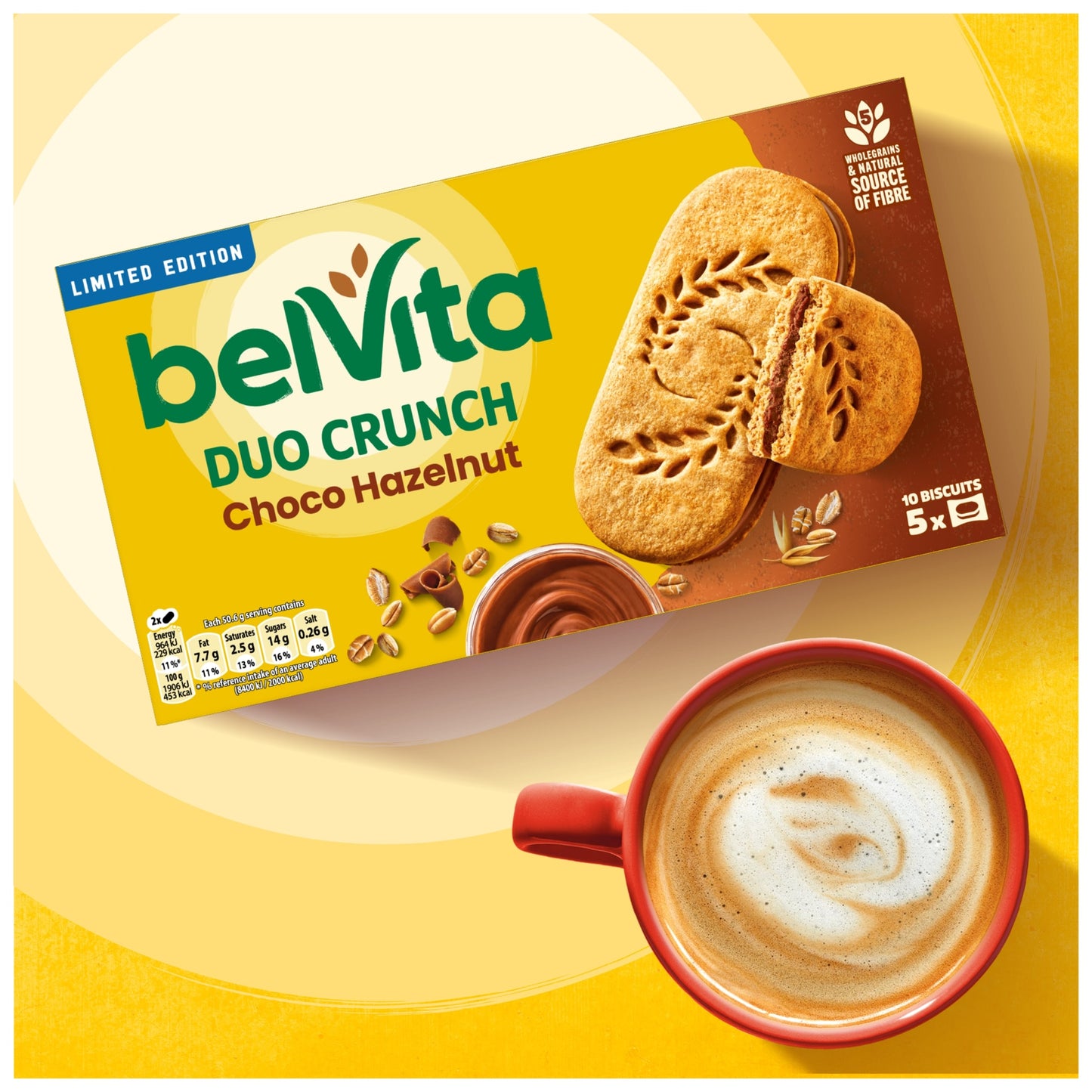 Belvita Duo Crunch Choco Hazelnut 253g — image 2