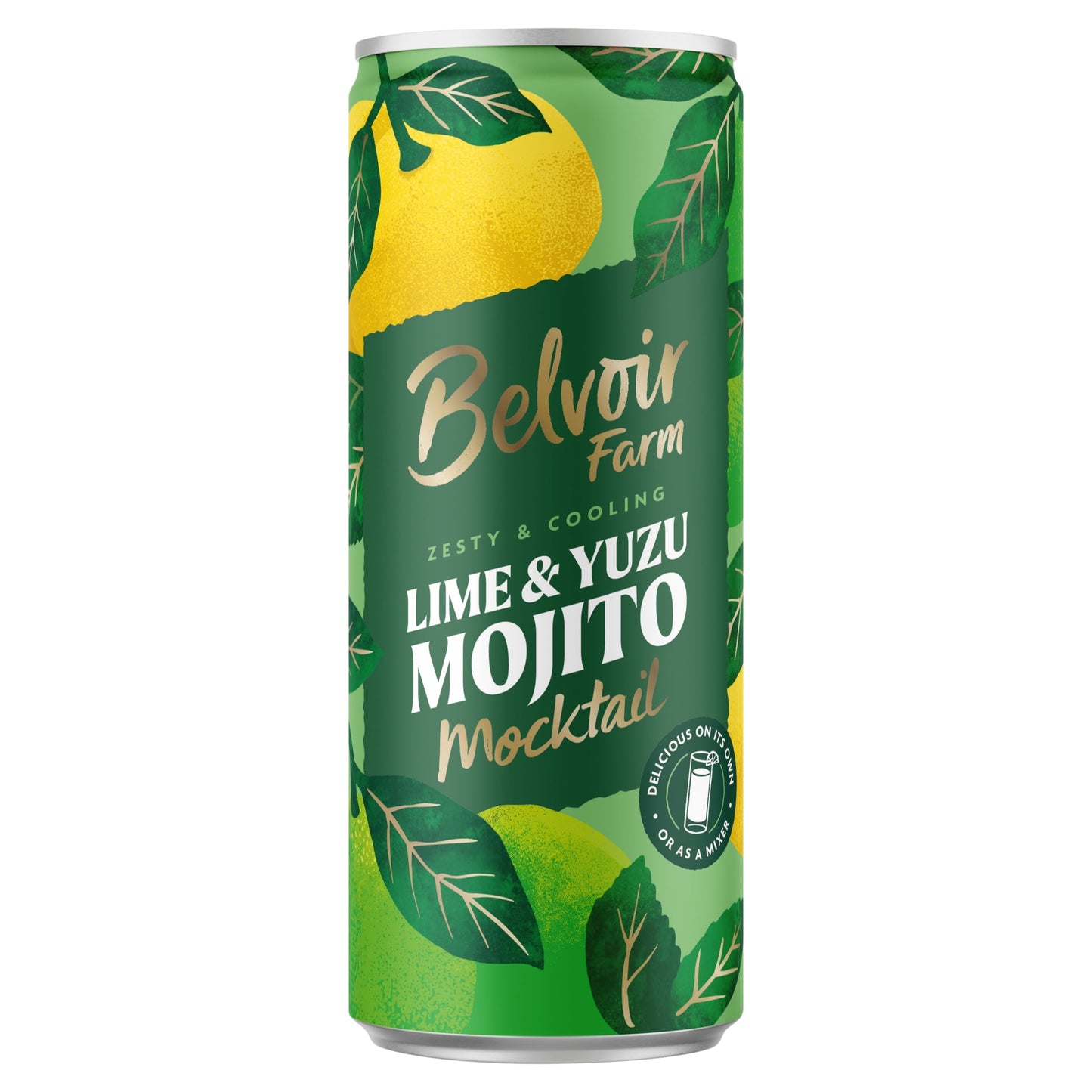 Belvoir Farm Lime & Yuzu Mojito Mocktail 250ml — image 1