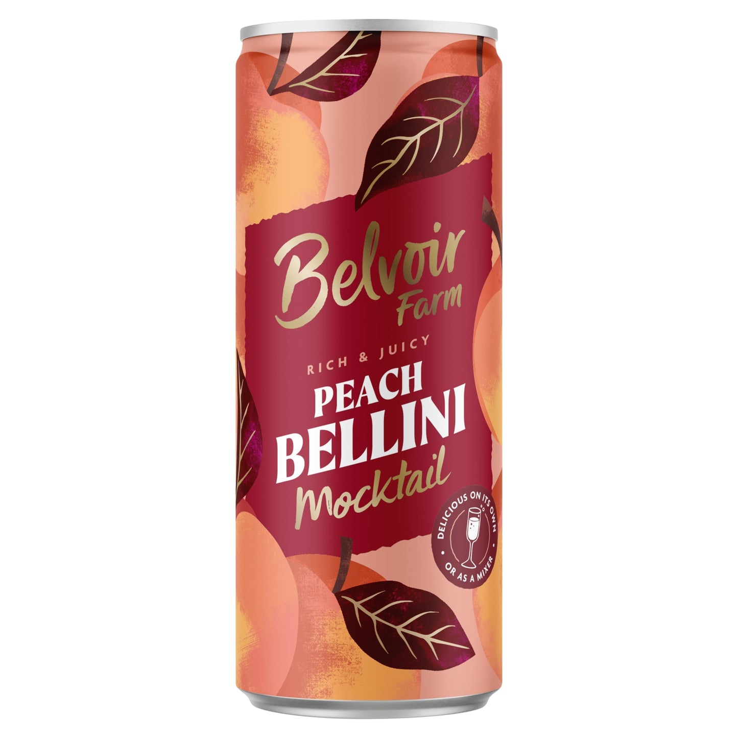 Belvoir Farm Non-Alcoholic Peach Bellini 250ml — image 1