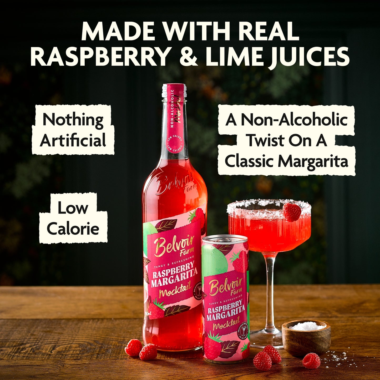 Belvoir Farm Non-Alcoholic Raspberry Margarita 250ml — image 2