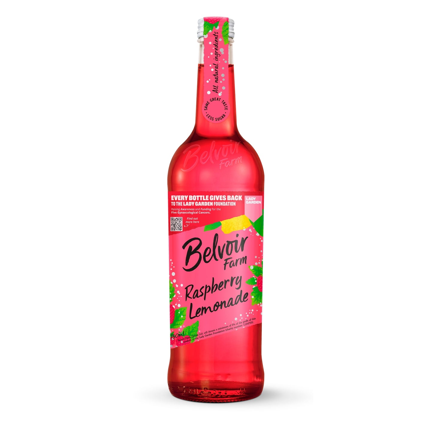 Belvoir Raspberry Lemonade 75Cl (L — image 2
