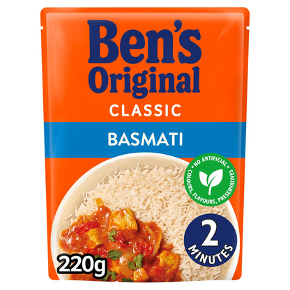 Ben's Original Basmati Microwave Rice 220g — image 1