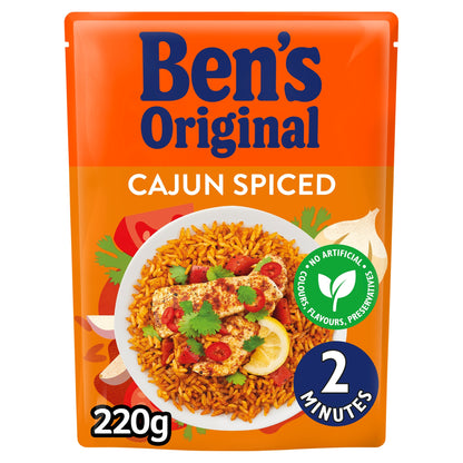 Ben's Original Cajun Spiced Microwave Rice 220G — image 1