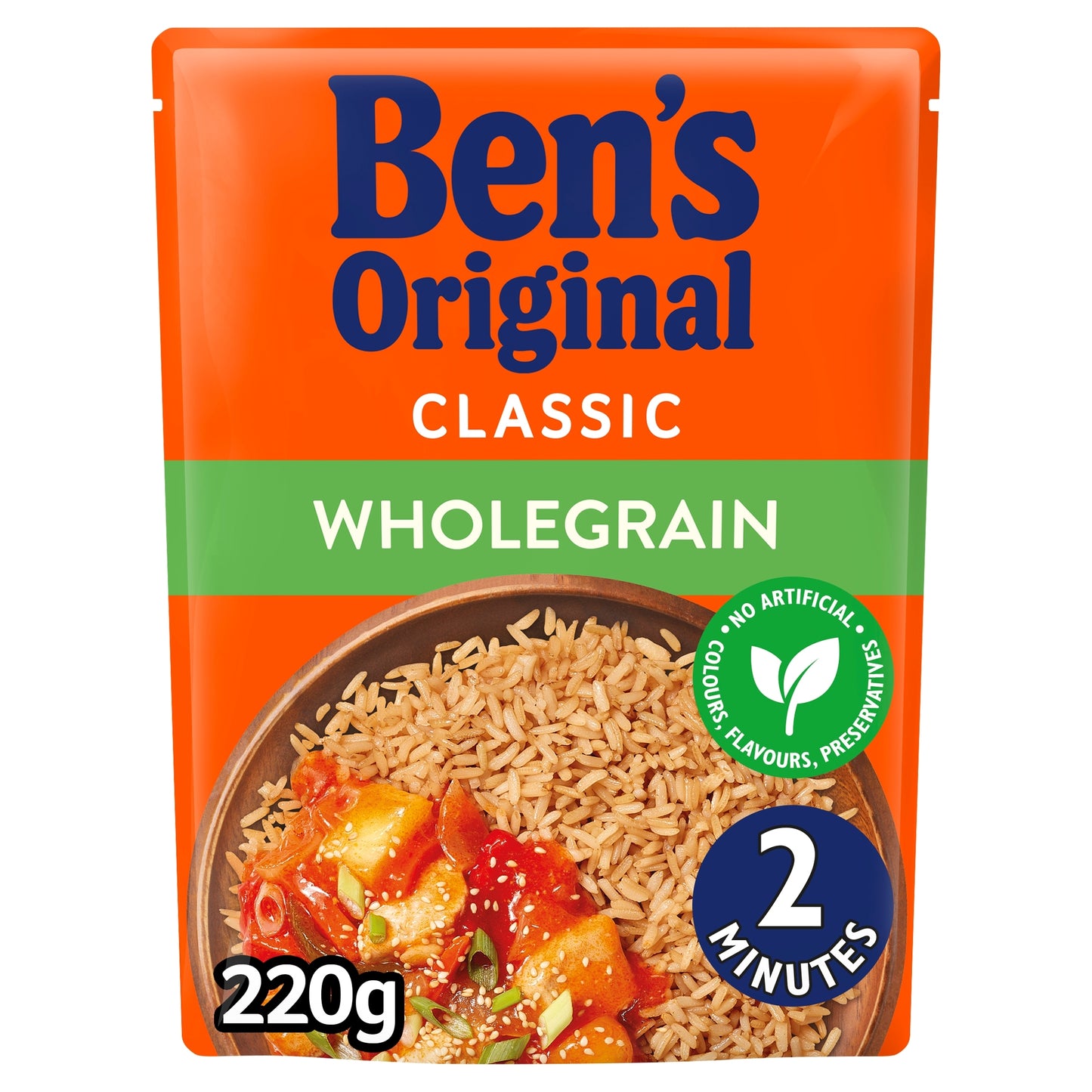 Ben's Original Classic Wholegrain Rice 220G — image 1