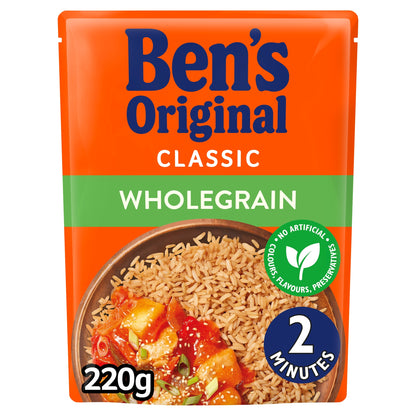 Ben's Original Classic Wholegrain Rice 220G — image 1