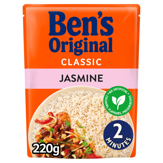 Ben's Original Jasmine Microwave Rice 220g — image 1