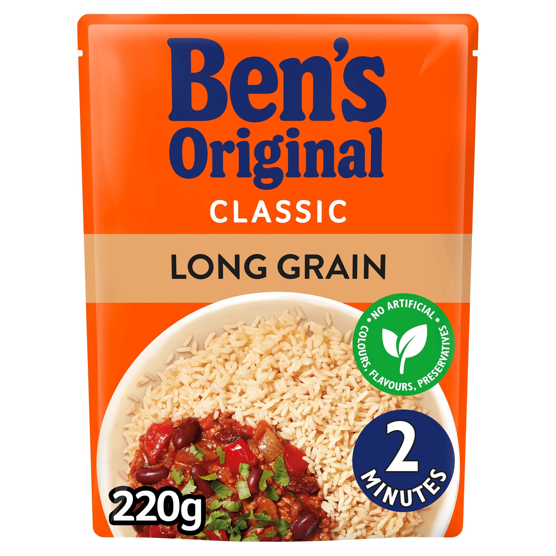 Ben's Original Long Grain Microwave Rice 220g — image 1
