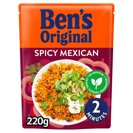 Ben's Original Spicy Mexican Microwave Rice 220G — image 1