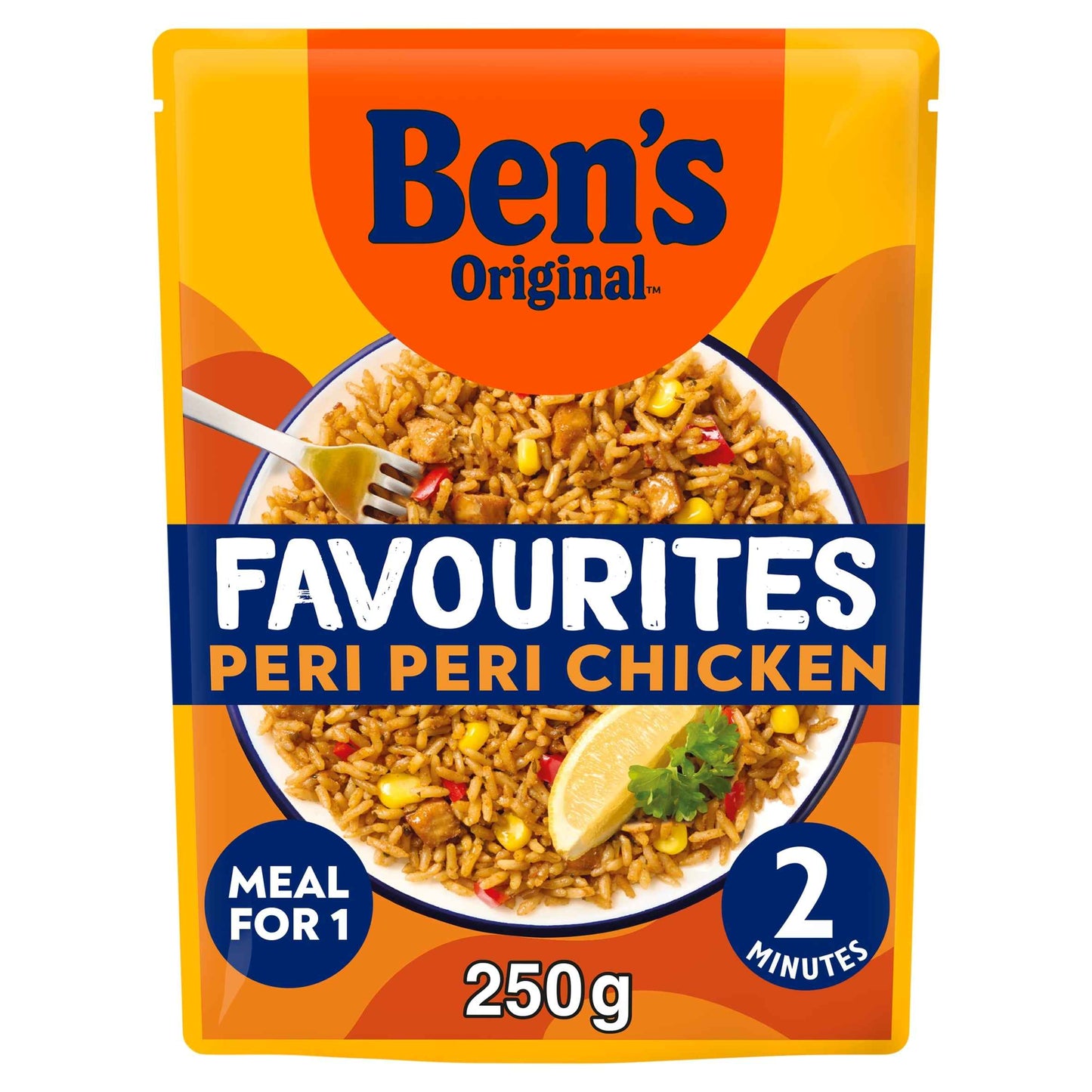 Bens Original Favourites Peri Peri Chicken And Vegetable Microwave