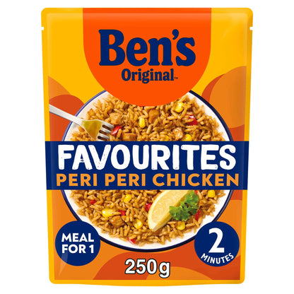 Bens Original Favourites Peri Peri Chicken And Vegetable Microwave