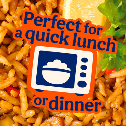 Bens Original Favourites Peri Peri Chicken and Vegetable Microwave Rice Meal 250g — image 5