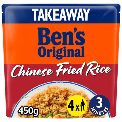 Bens Original Takeaway Chinese Fried Rice Microwave Rice 450g — image 1