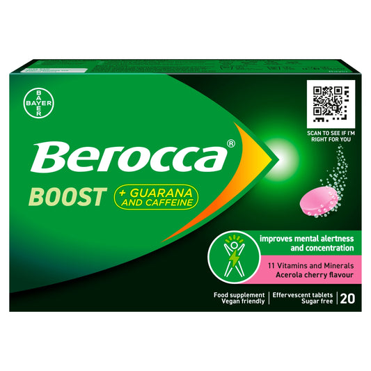 Berocca Boost Acerola Cherry Effervescent Tablets 20S — image 1