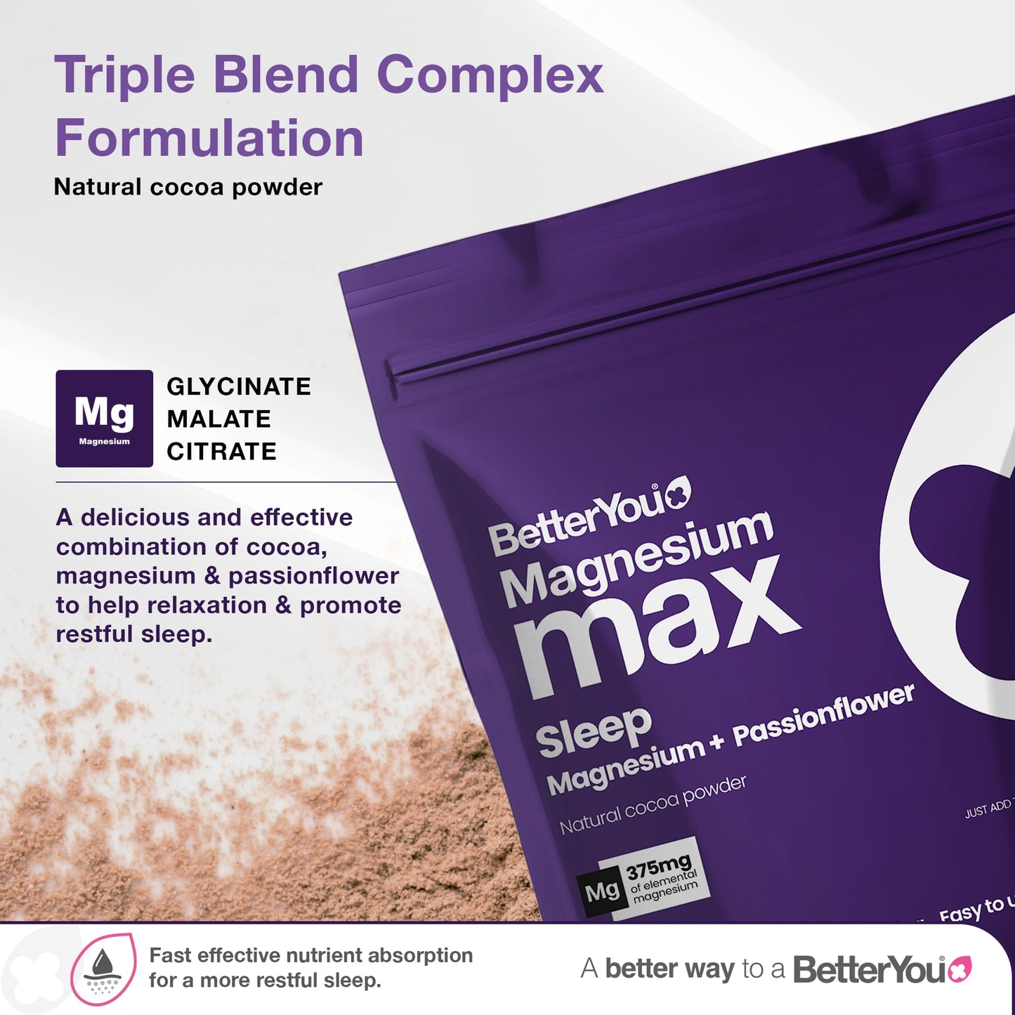 Better You Magnesium Max sleep Passionflower 160g — image 3