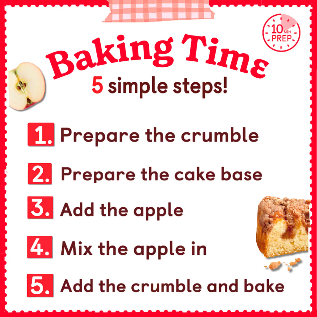 Betty Crocker Apple Crumble Cake Kit 388g — image 5