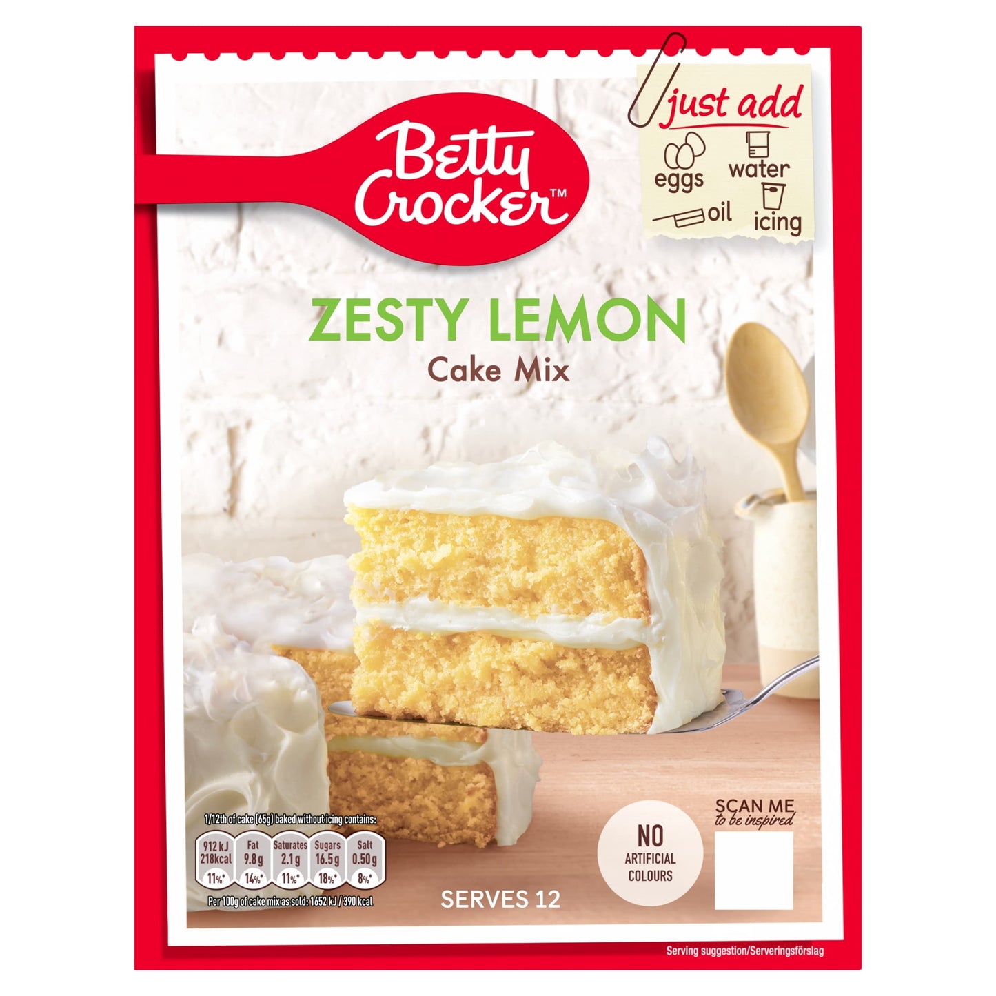 Betty Crocker Cake Mix - Zesty Lemon 425g — image 1