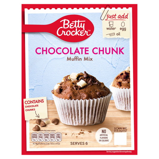 Betty Crocker Chocolate Chunk Muffin Mix 335G — image 1
