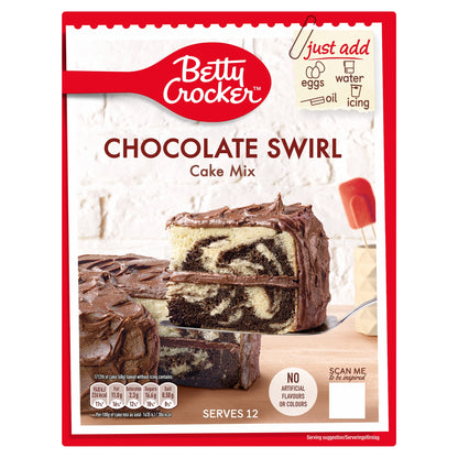 Betty Crocker Chocolate Swirl Cake Mix 425g — image 1