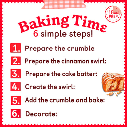 Betty Crocker Cinnamon Swirl Cake Kit 465g — image 5