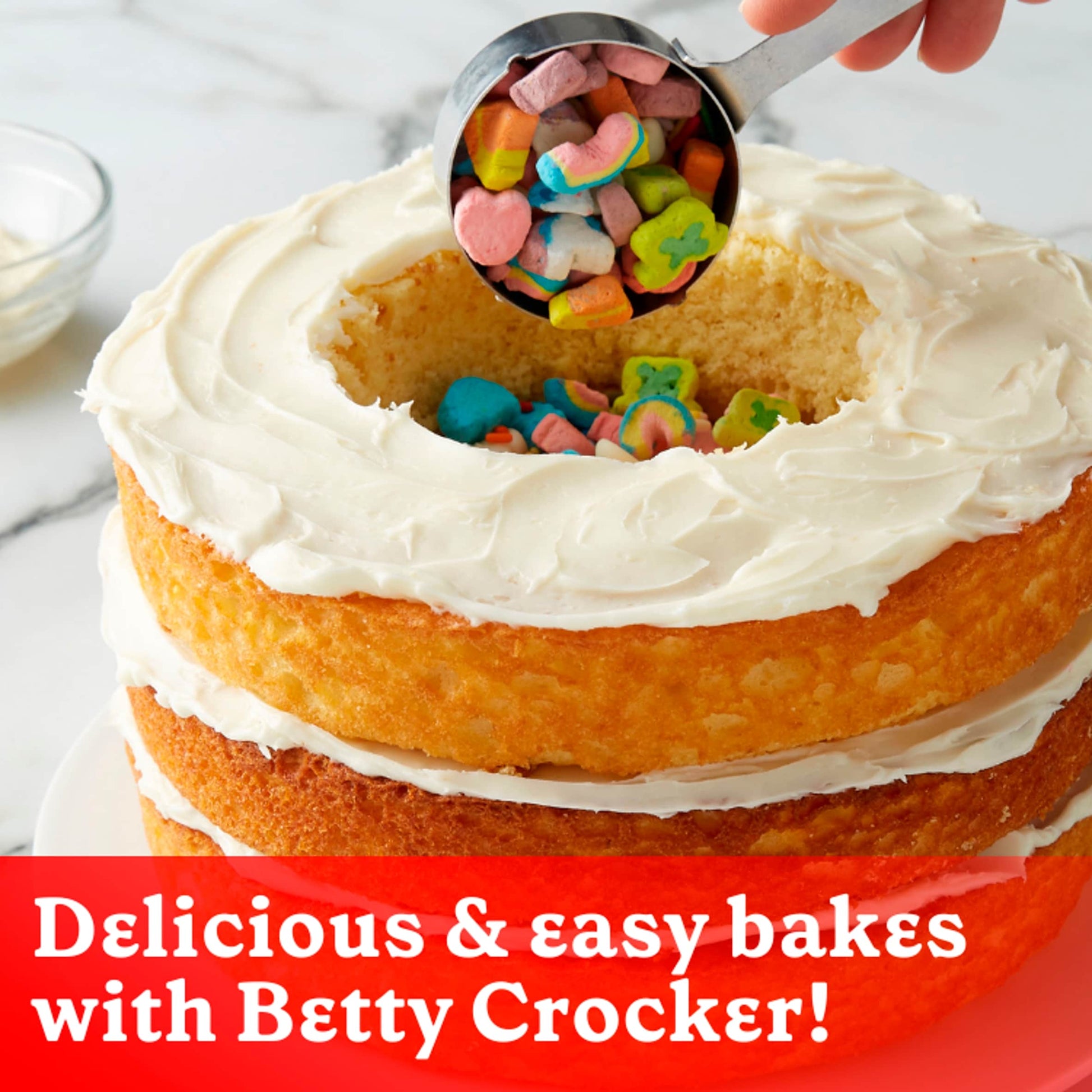 Betty Crocker Rainbow Chip Party Cake Mix 425g — image 3