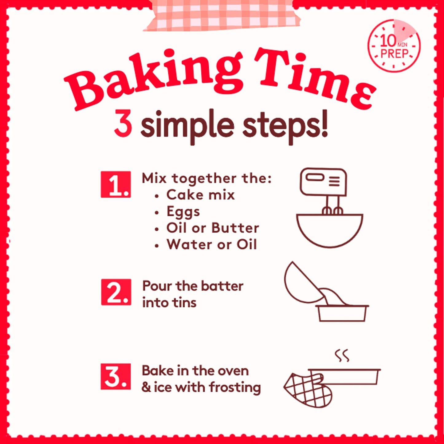 Betty Crocker Rainbow Chip Party Cake Mix 425g — image 4