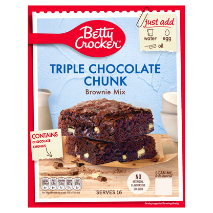 Betty Crocker Triple Chocolate Brownie Mix 415G — image 1