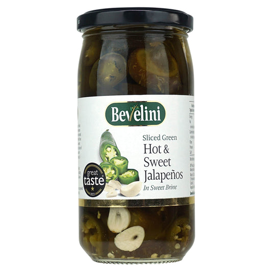 Bevelini Hot & Sweet Jalapenos 400g — image 1