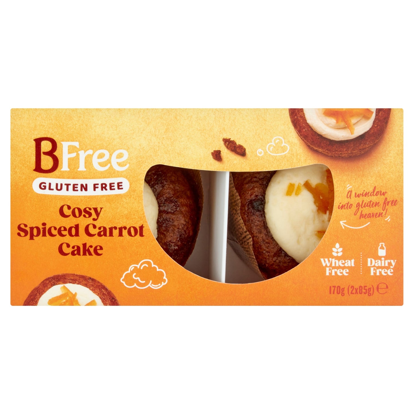 BFree 2 Gluten Free Spiced Crt Cakes 170G — image 1