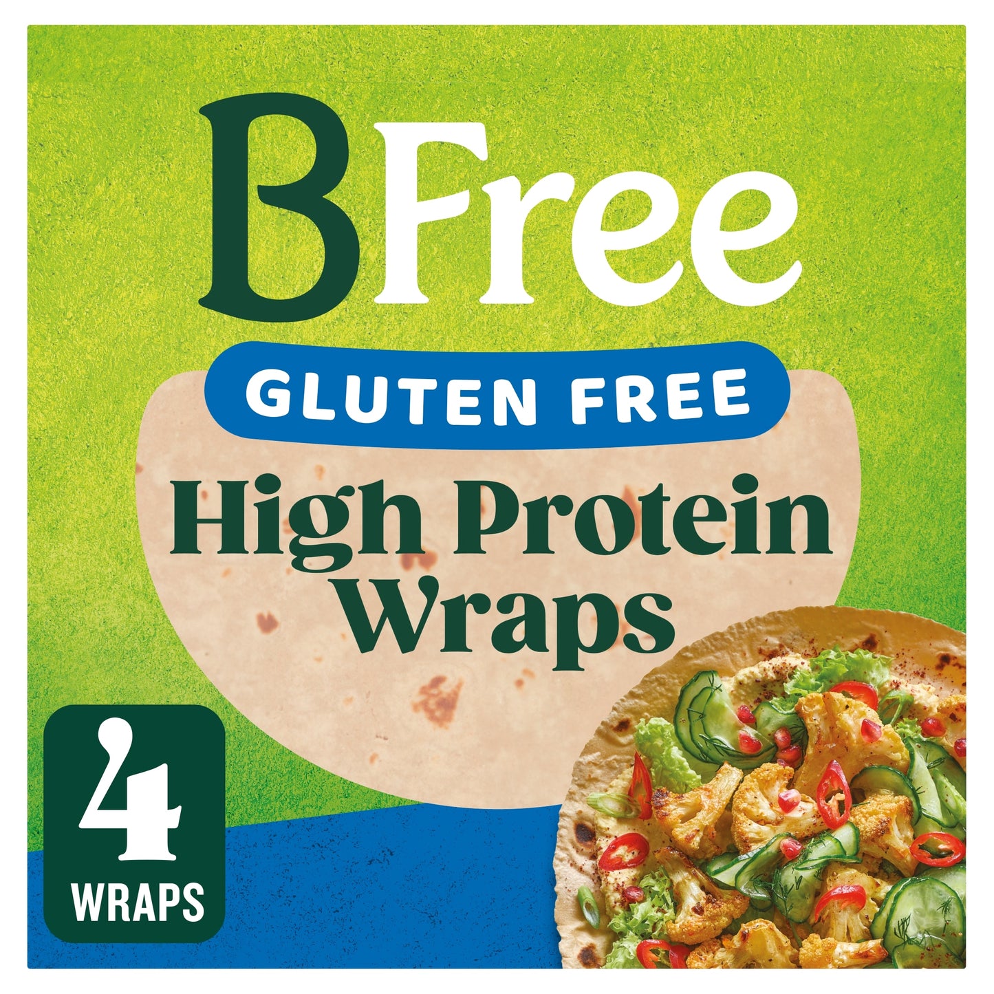 BFree Gluten Free High Protein Wraps 4 x 42g (168g) — image 1