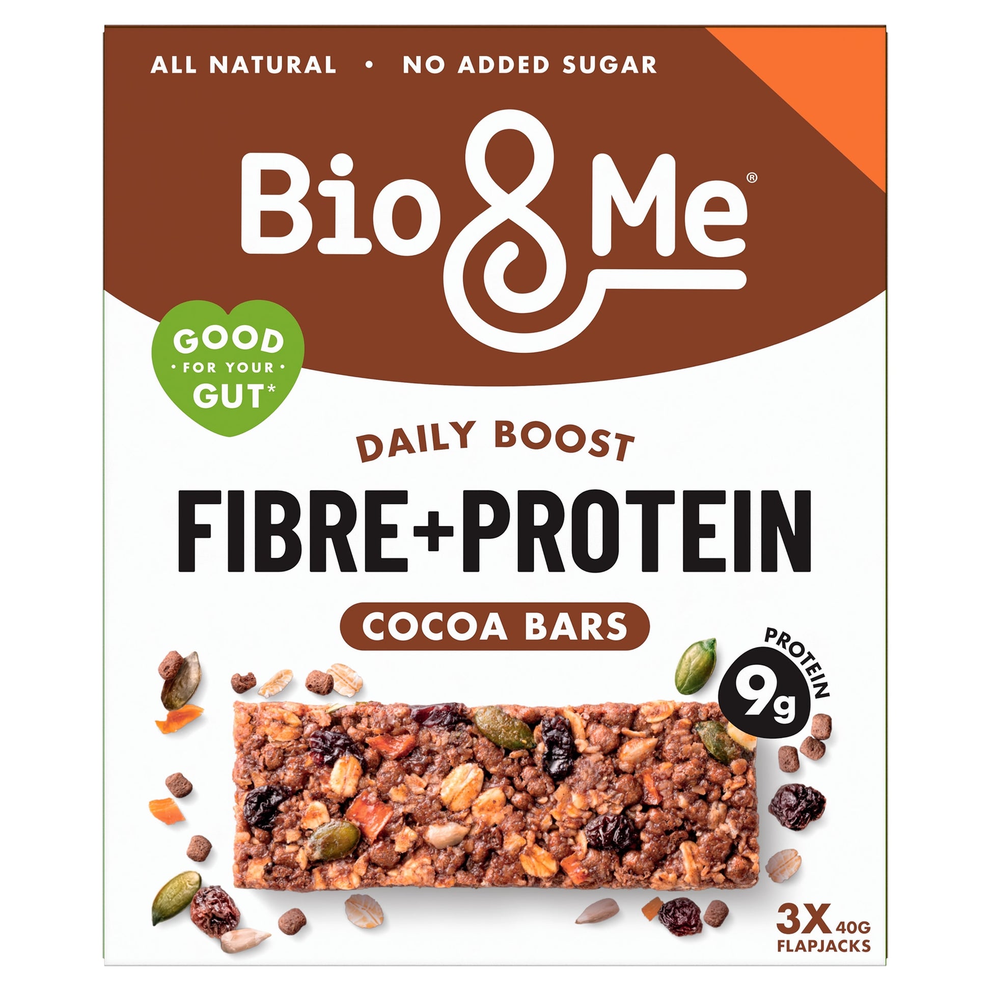 Bio&Me Cocoa Protein Bar 3 x 40g — image 1