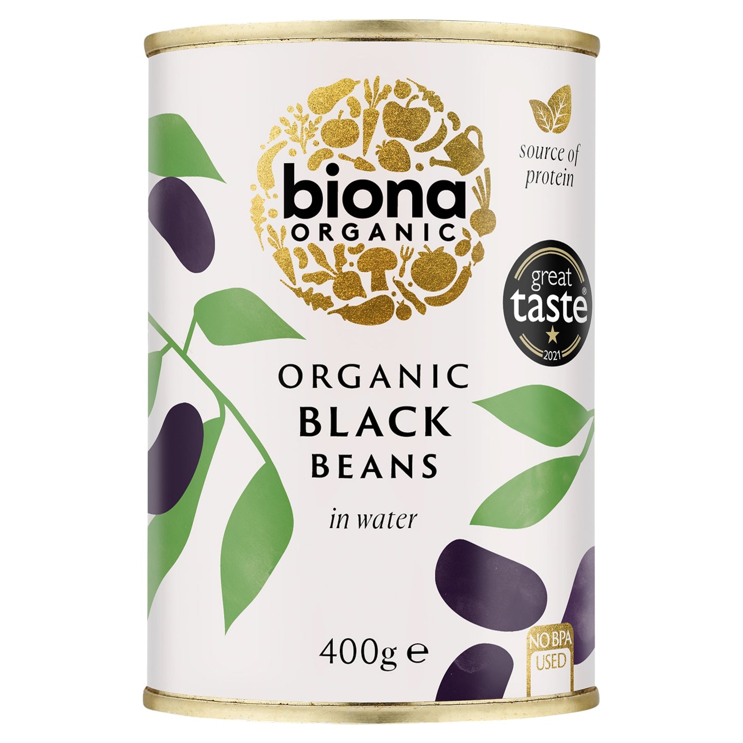 Biona Organic Black Beans 400G — image 1