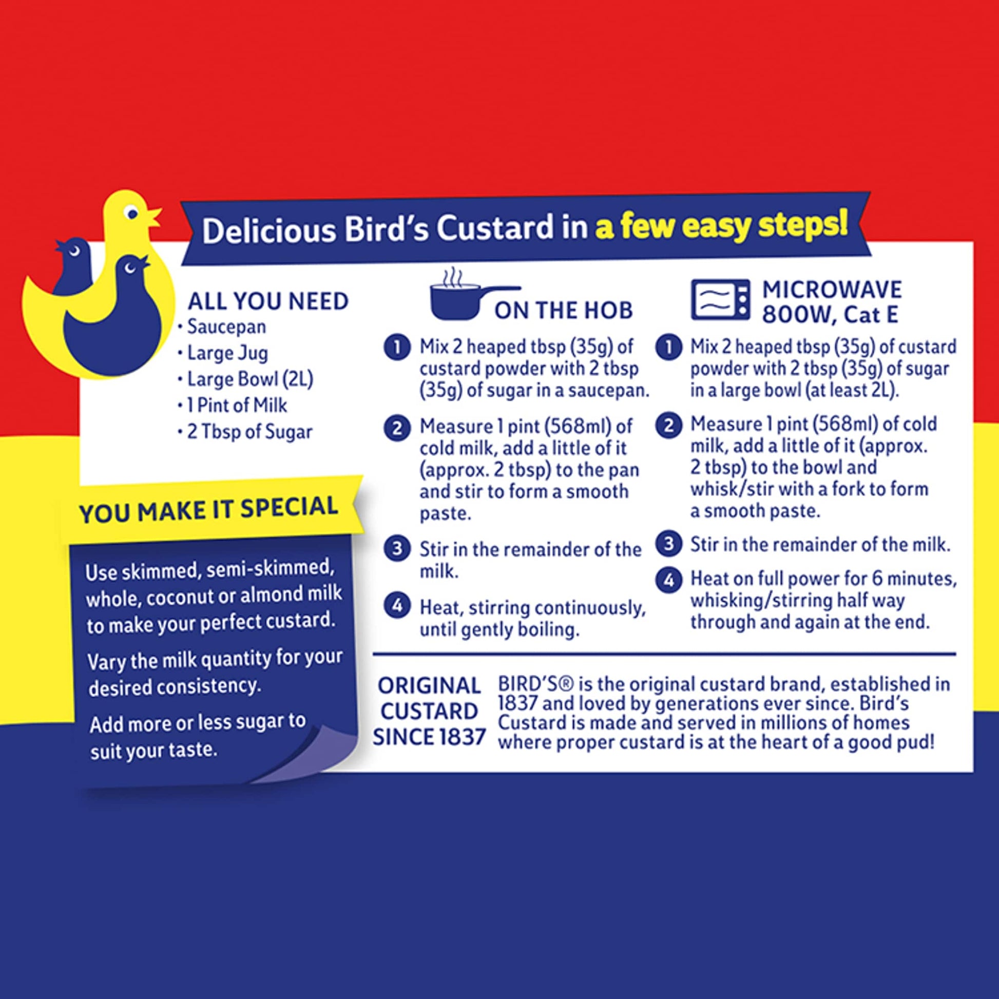 Bird's Original Custard Powder 350g — image 5