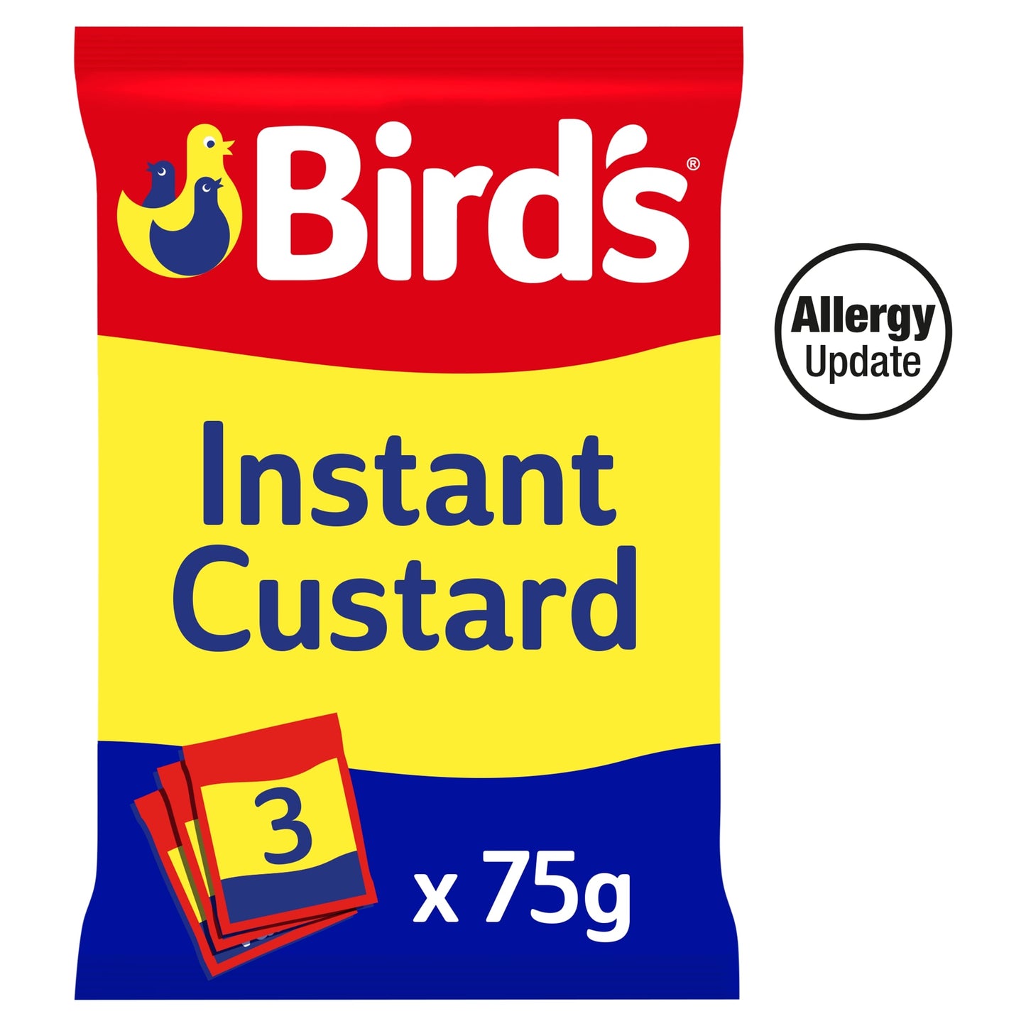 Birds Instant Custard Original 3X75g 225G — image 1