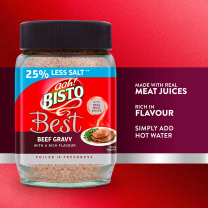 Bisto Best 25% Less Salt Beef Gravy 250g — image 2
