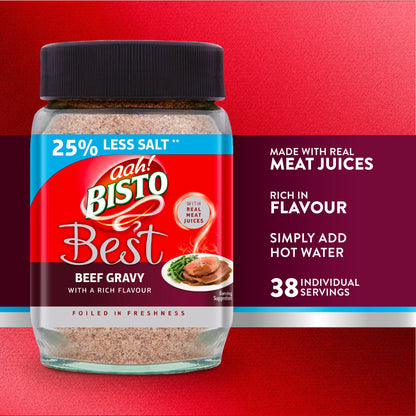 Bisto Best Beef Gravy Granules 25% Less Salt 230g — image 2