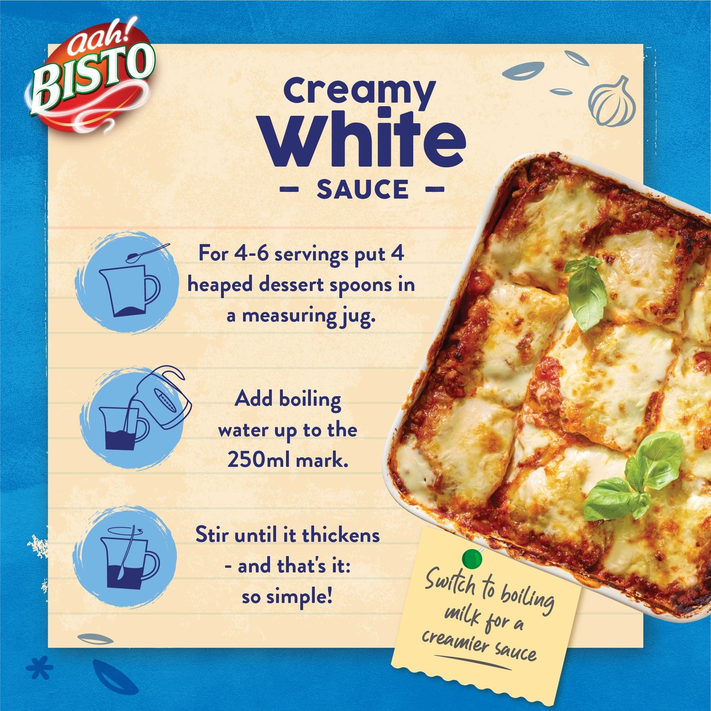 Bisto Creamy White Sauce Mix 170g — image 4