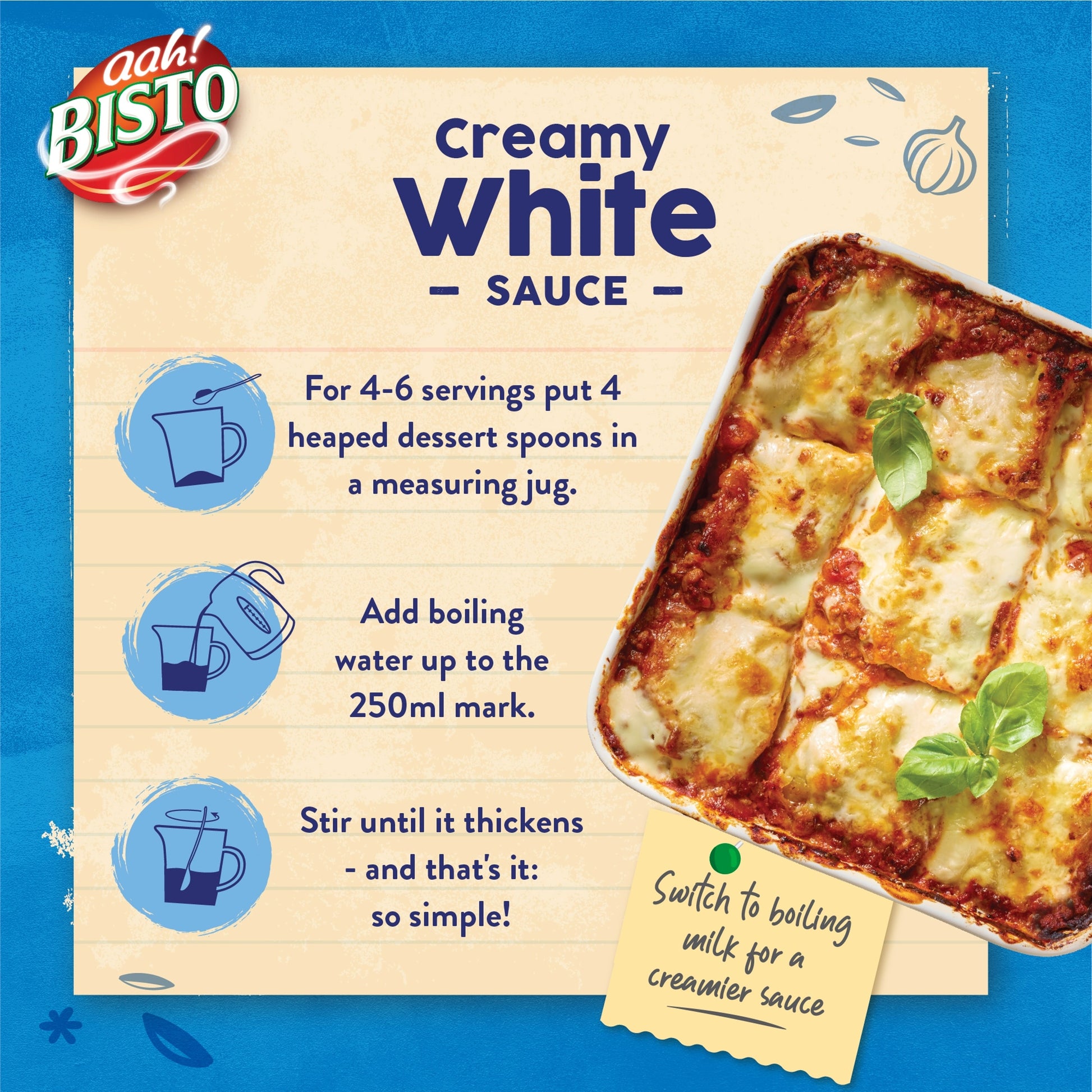 Bisto Creamy White Sauce Mix 170g — image 4