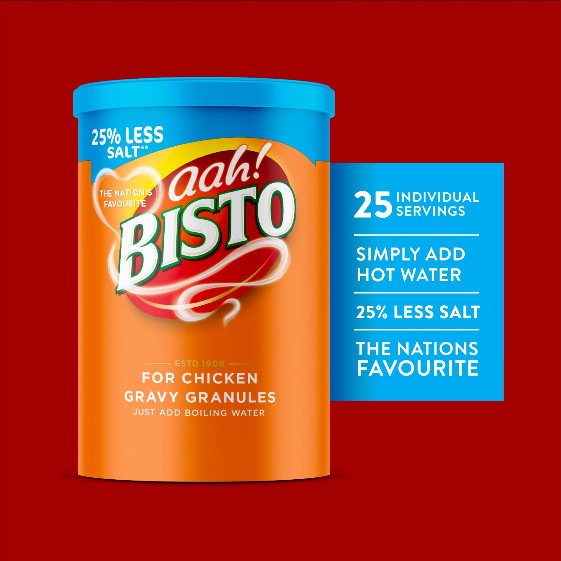 Bisto Reduced Salt Chicken Gravy Granules 190G — image 2