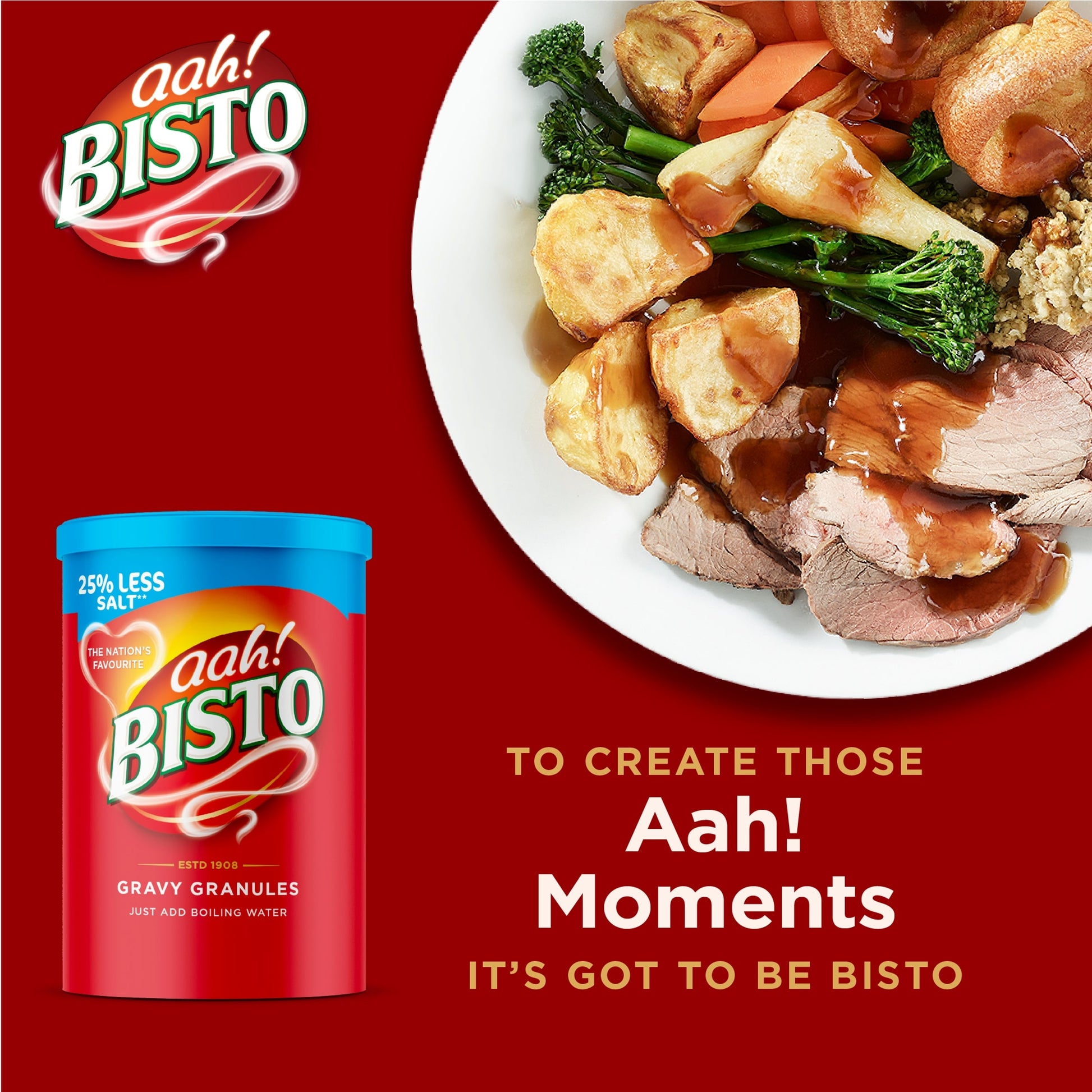 Bisto Reduced Salt Favourite Gravy Granules 300g — image 3