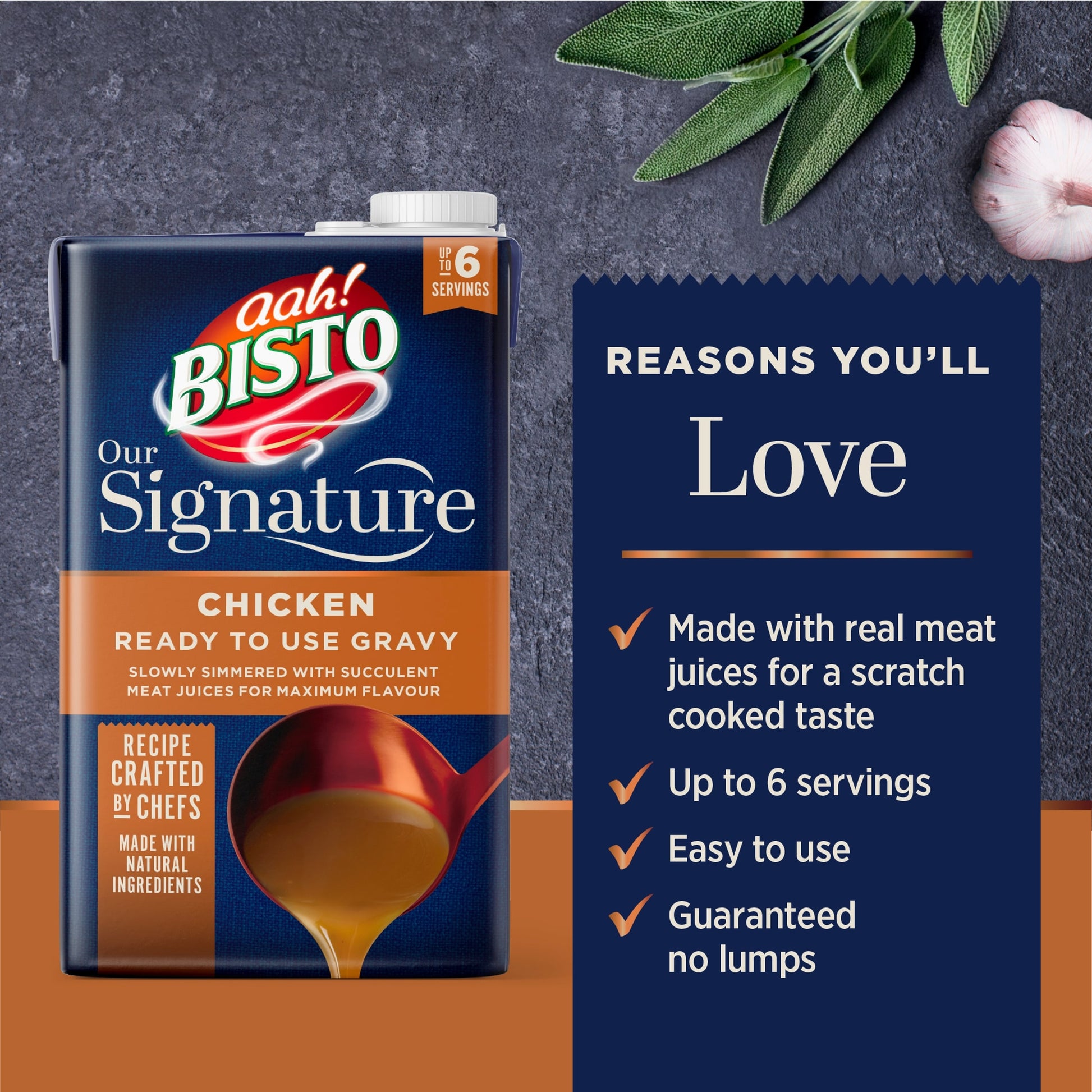 Bisto Signature Chicken Ready to Use Gravy 500ML — image 2