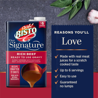 Bisto Signature Rich Beef Ready to Use Gravy 500ML — image 2